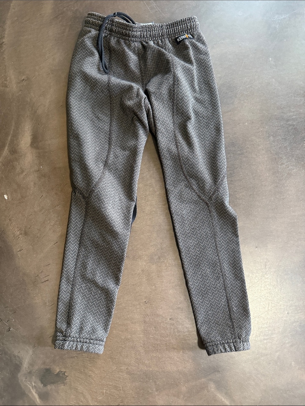Kerrits Kids Gray Herringbone Riding (Equestrian) Pants